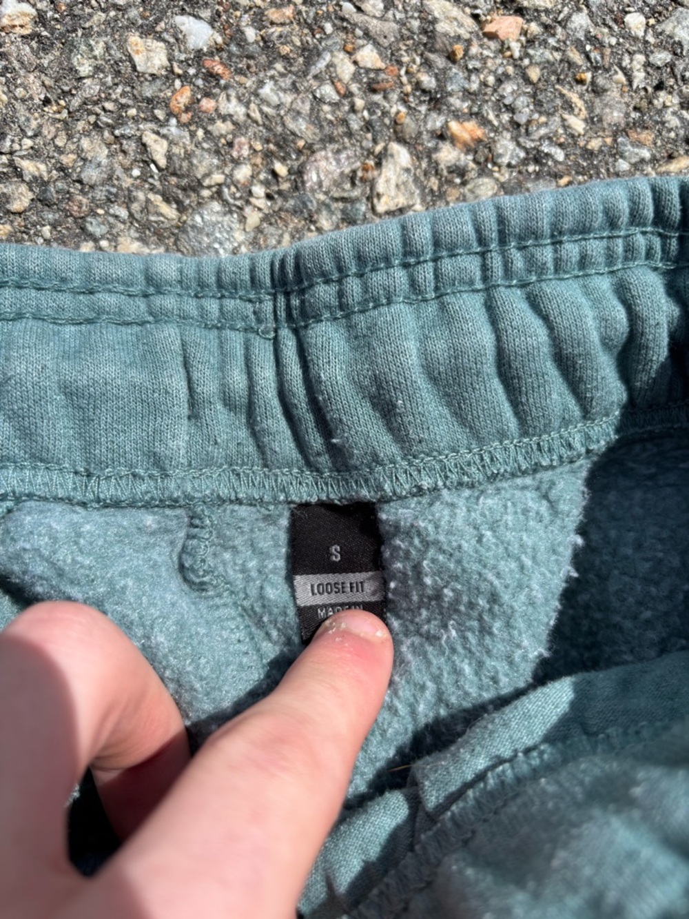 Carhartt Teal Green Logo Joggers for Men - Picture 3 of 5